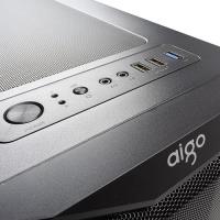 AIGO AQUARIUS Mesh 650W 80+ ARGB  L17 ARGB x3,ARGB fans x1 Mid Tower KASA